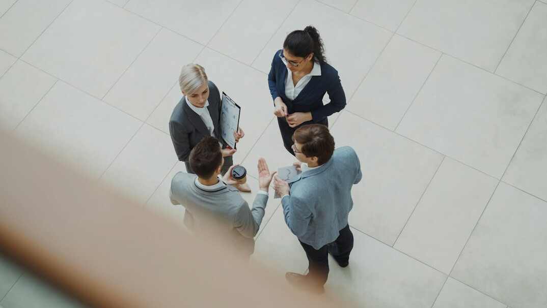 business people shaking hands