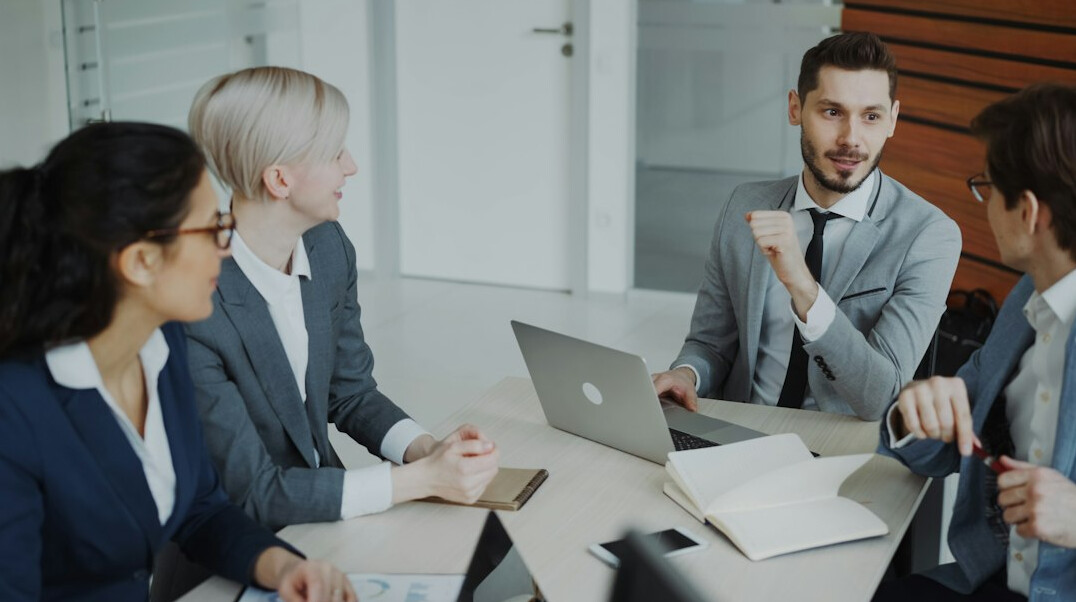 salary discussion in office